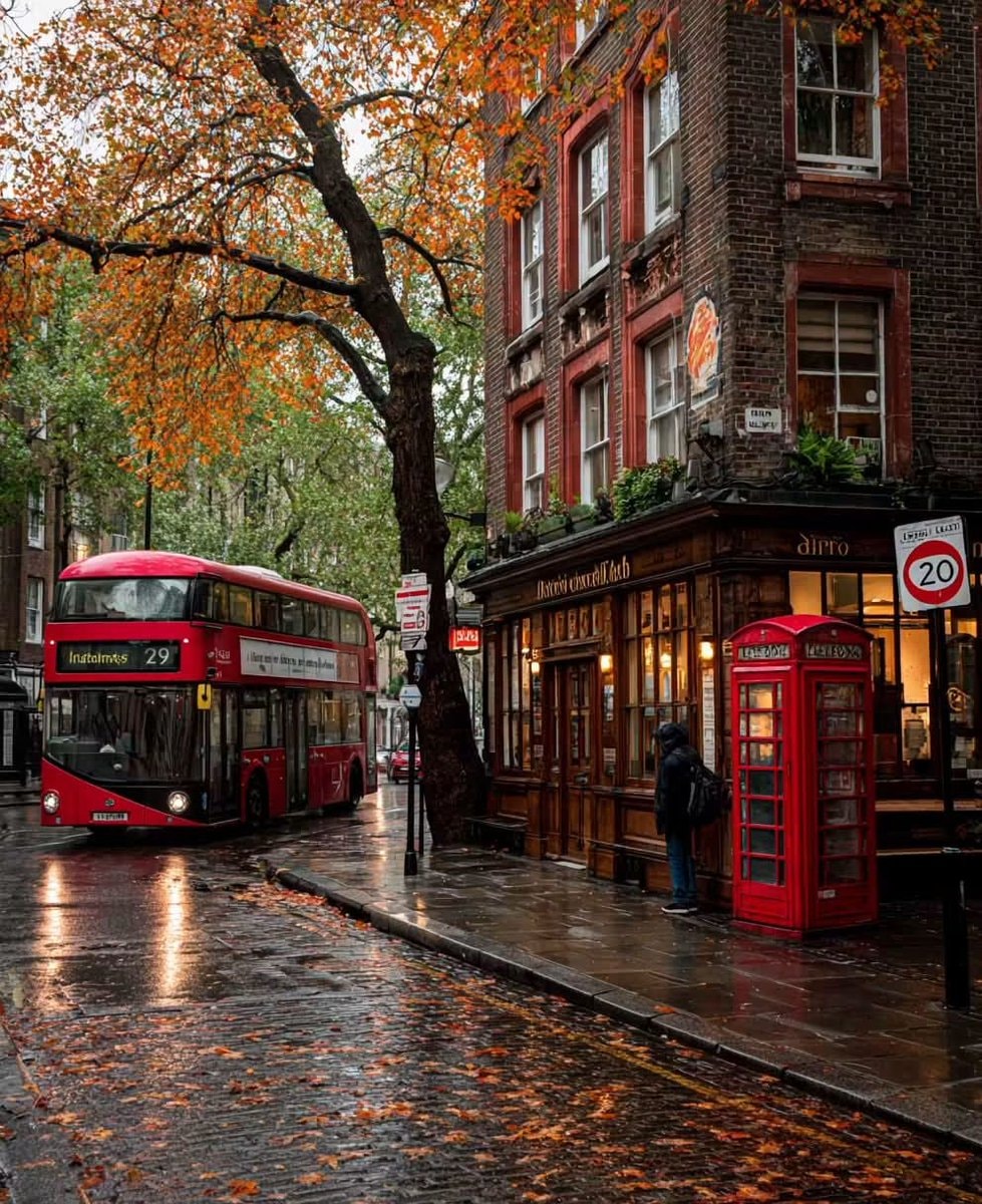 autumn in London England
