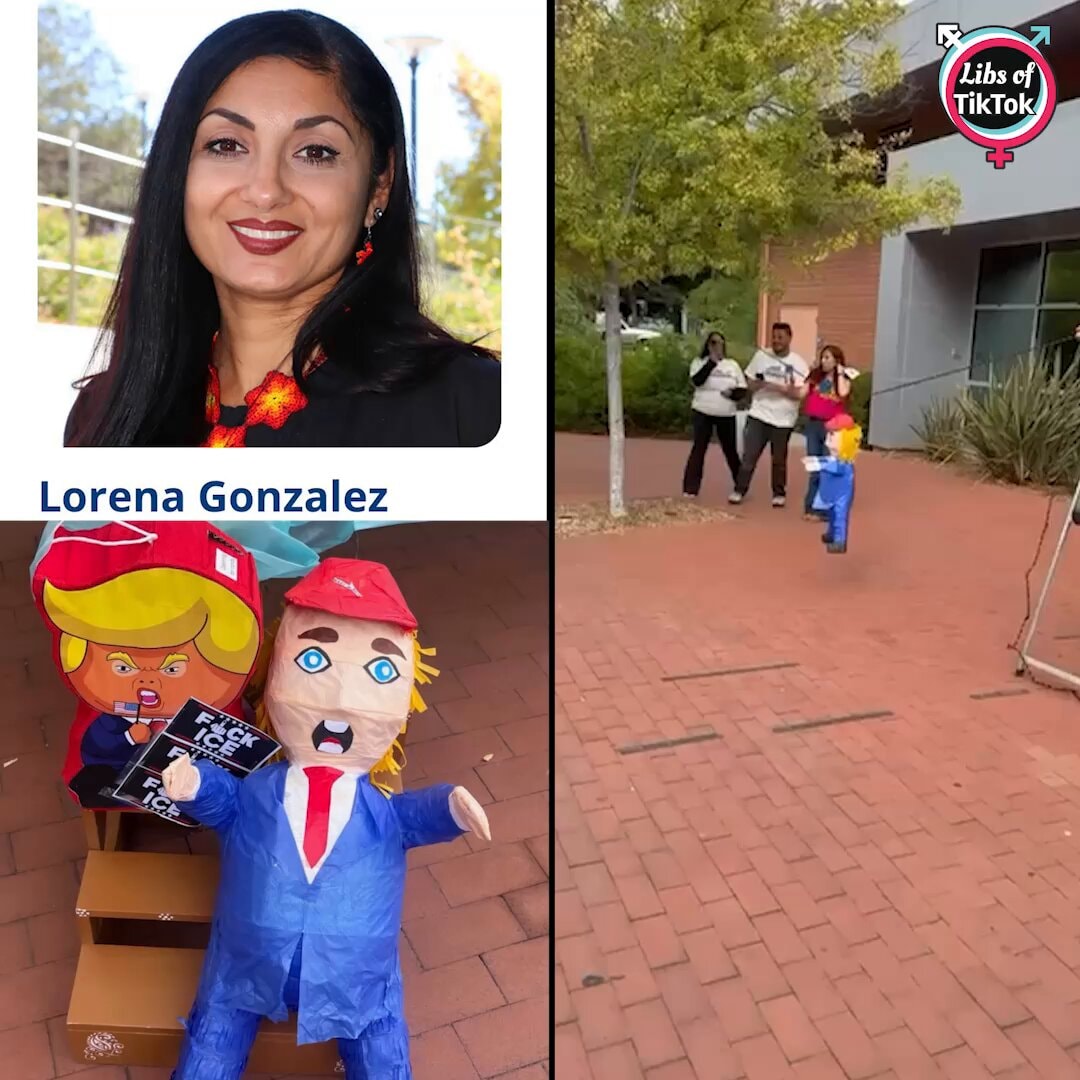 Contra Costa College Trump piñata