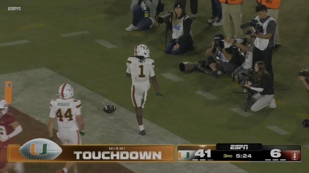 Malachi Toney Heisman celly third TD