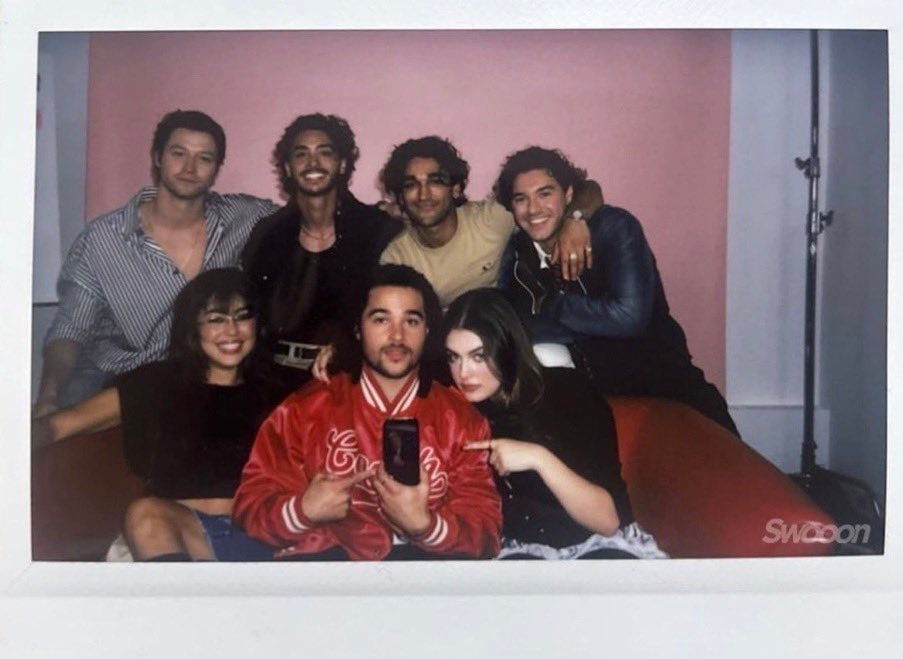 Off Campus cast press tour polaroids (photo 2 of 2)