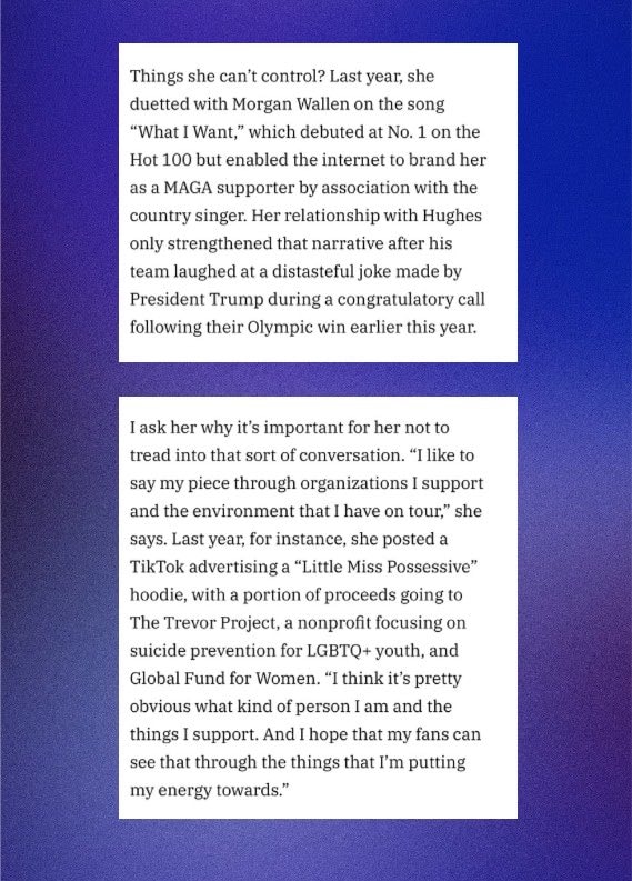 Tate McRae Variety interview (photo 2 of 2) Tate McRae Variety interview (photo 2 of 2)