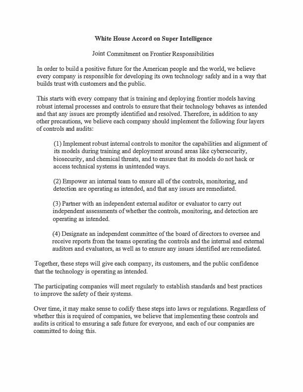 Trump publishes AI executives document at White House