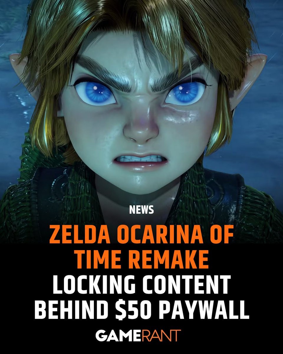 Zelda Ocarina of Time Remake Switch 2 paywall