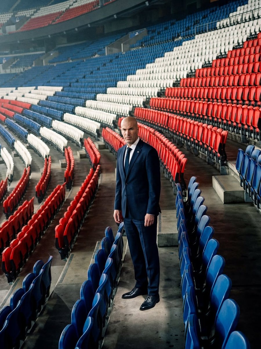 Zinedine Zidane at stadium