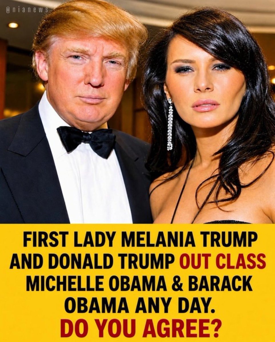 Trump and Melania Trump and Melania