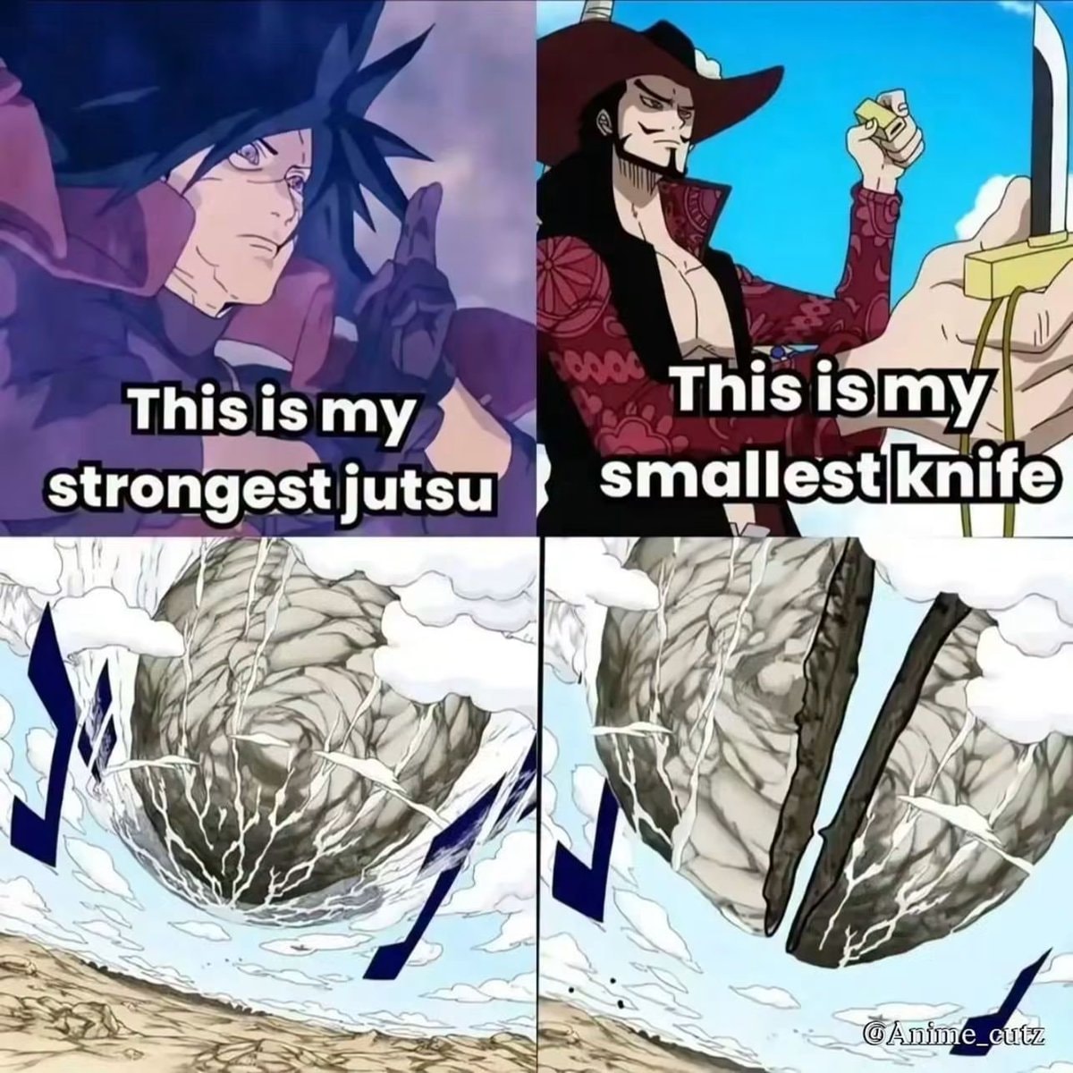 anime four-panel meme
