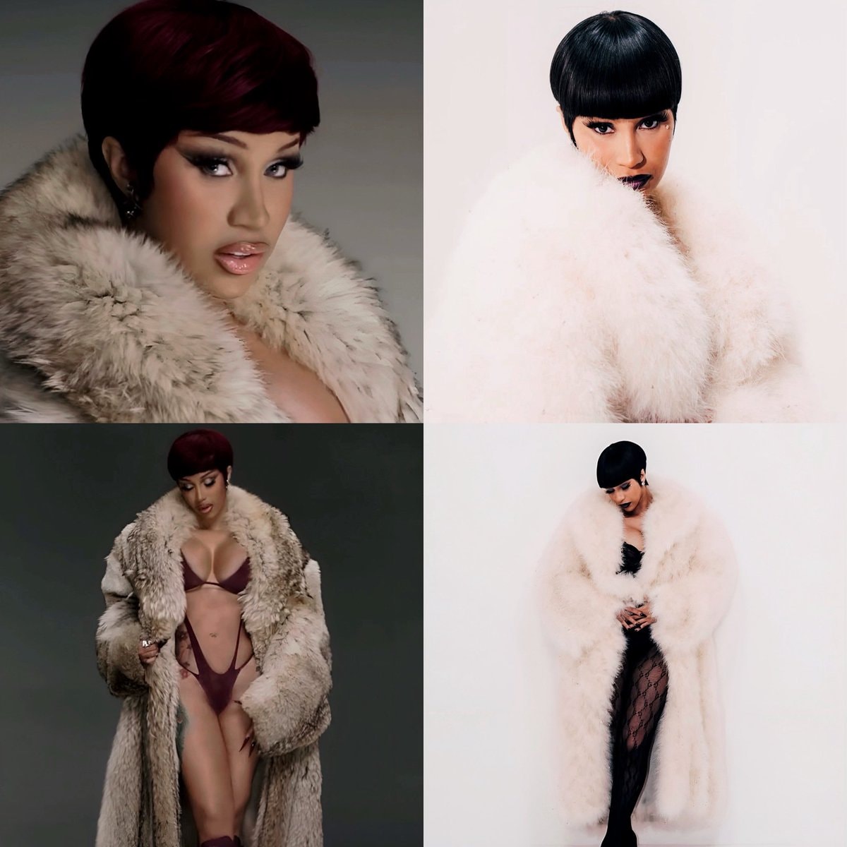 Cardi B Gucci Milan Fashion Week
