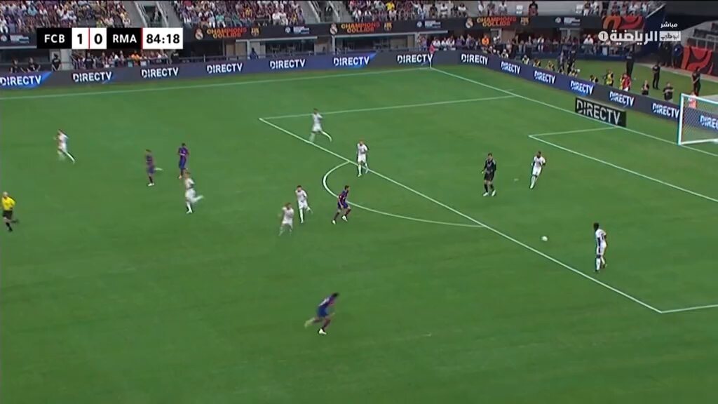 FCB vs RMA first touch debut