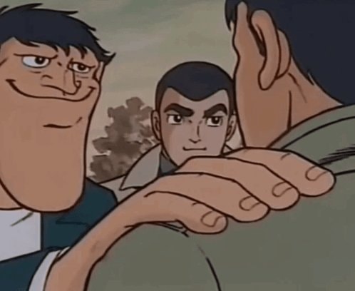 anime scene three characters