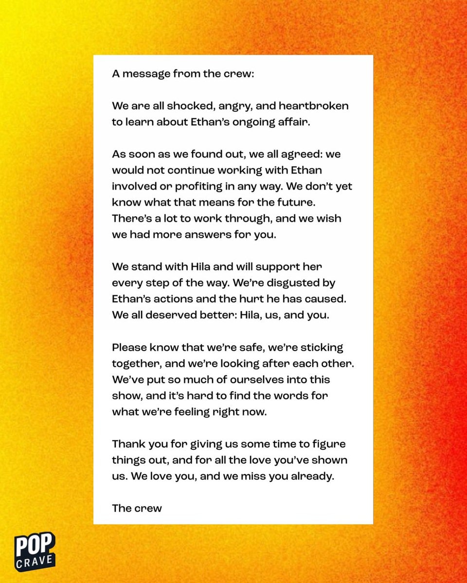 H3 Podcast crew statement on Ethan Klein (photo 2 of 2)