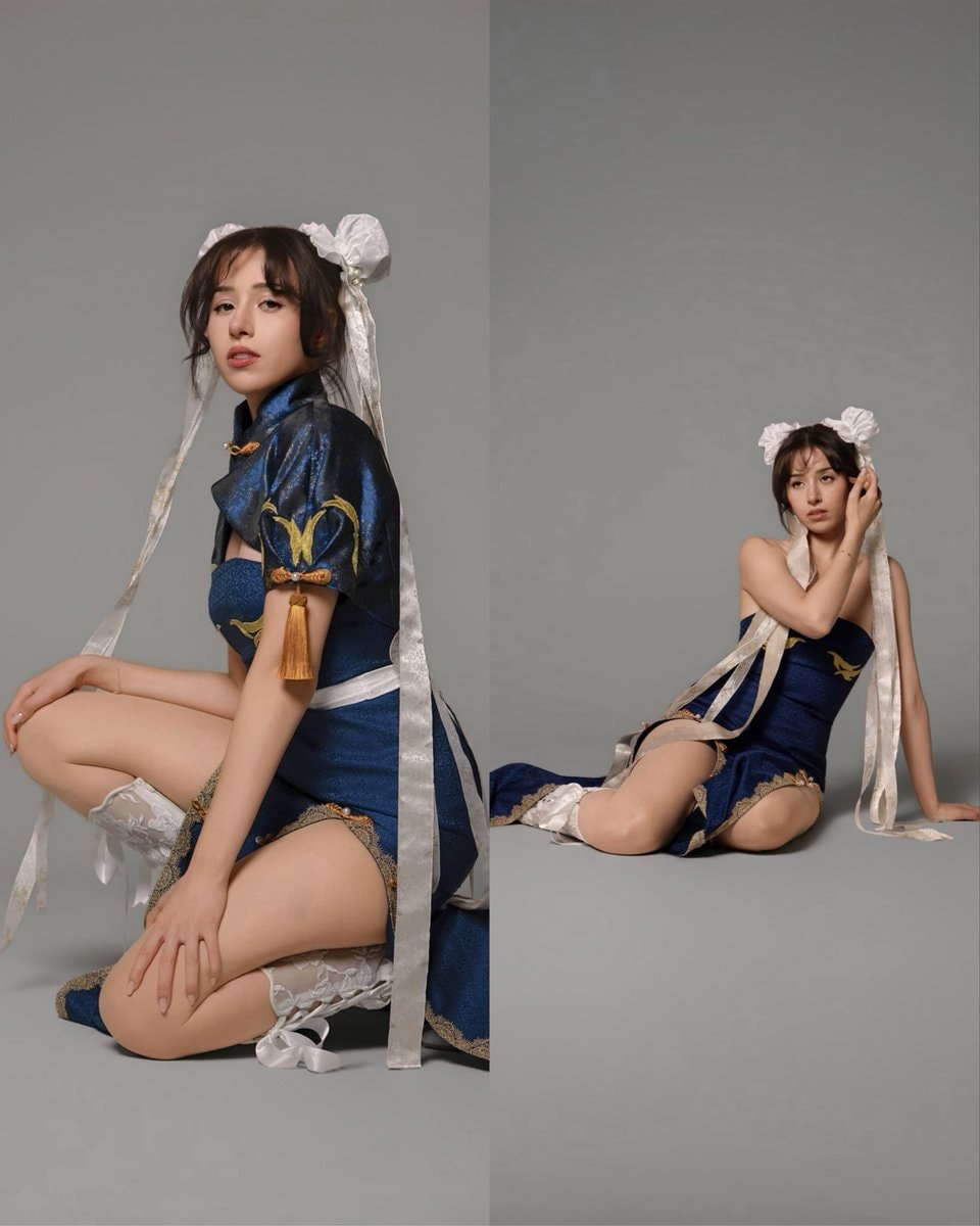 Pokimane Chun-Li Halloween