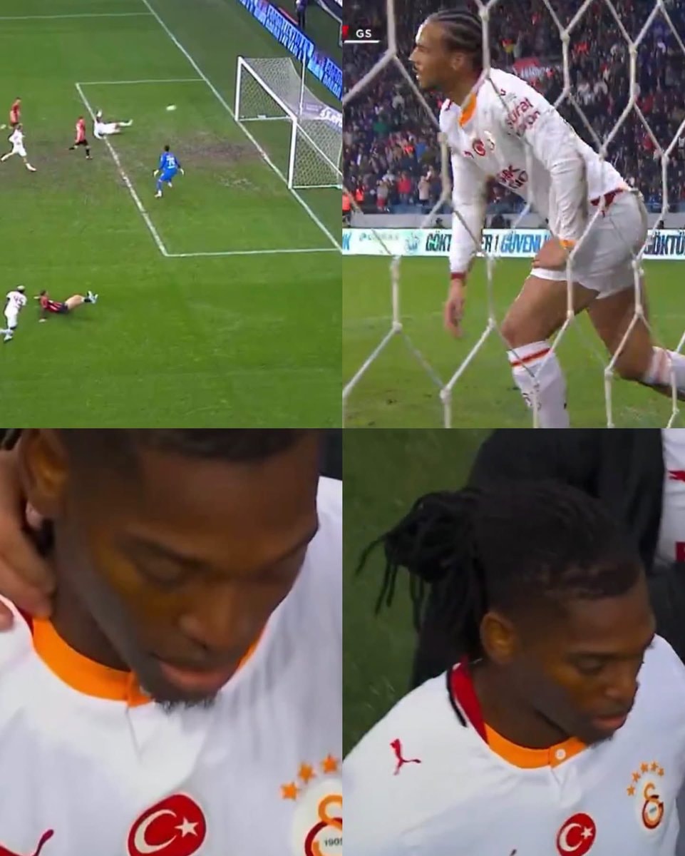 Galatasaray Sané Leão injury collapse