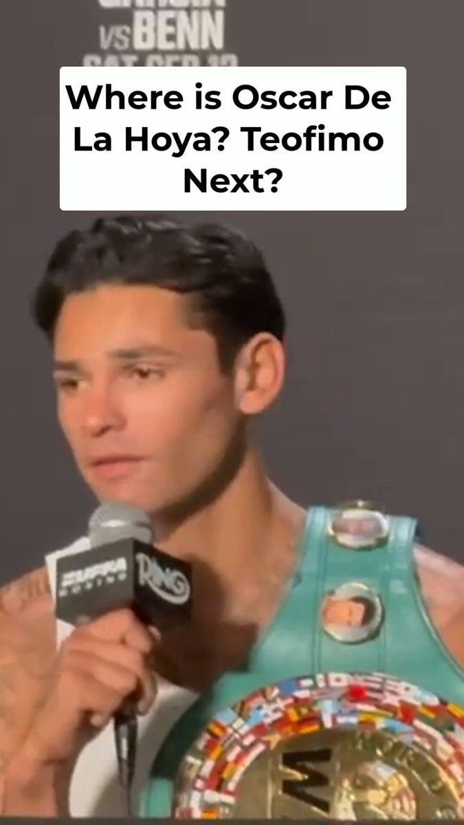 Ryan Garcia vs Benn Unification Talk Ryan Garcia vs Benn Unification Talk