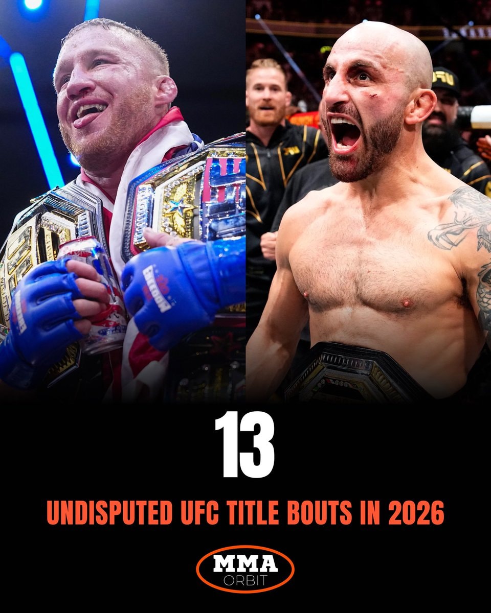 UFC 2026 title fight schedule