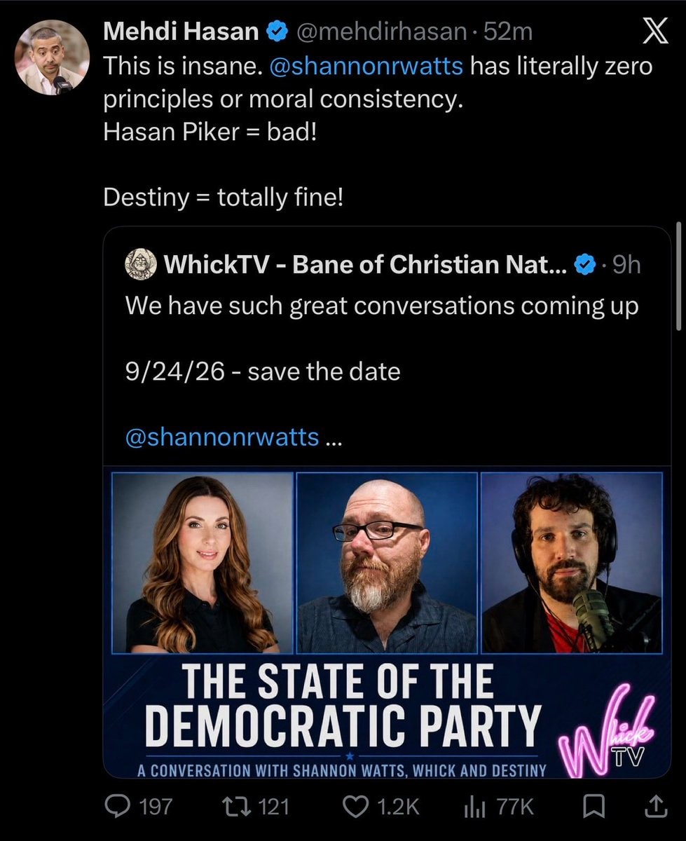 Mehdi Hasan calls out Shannon Watts