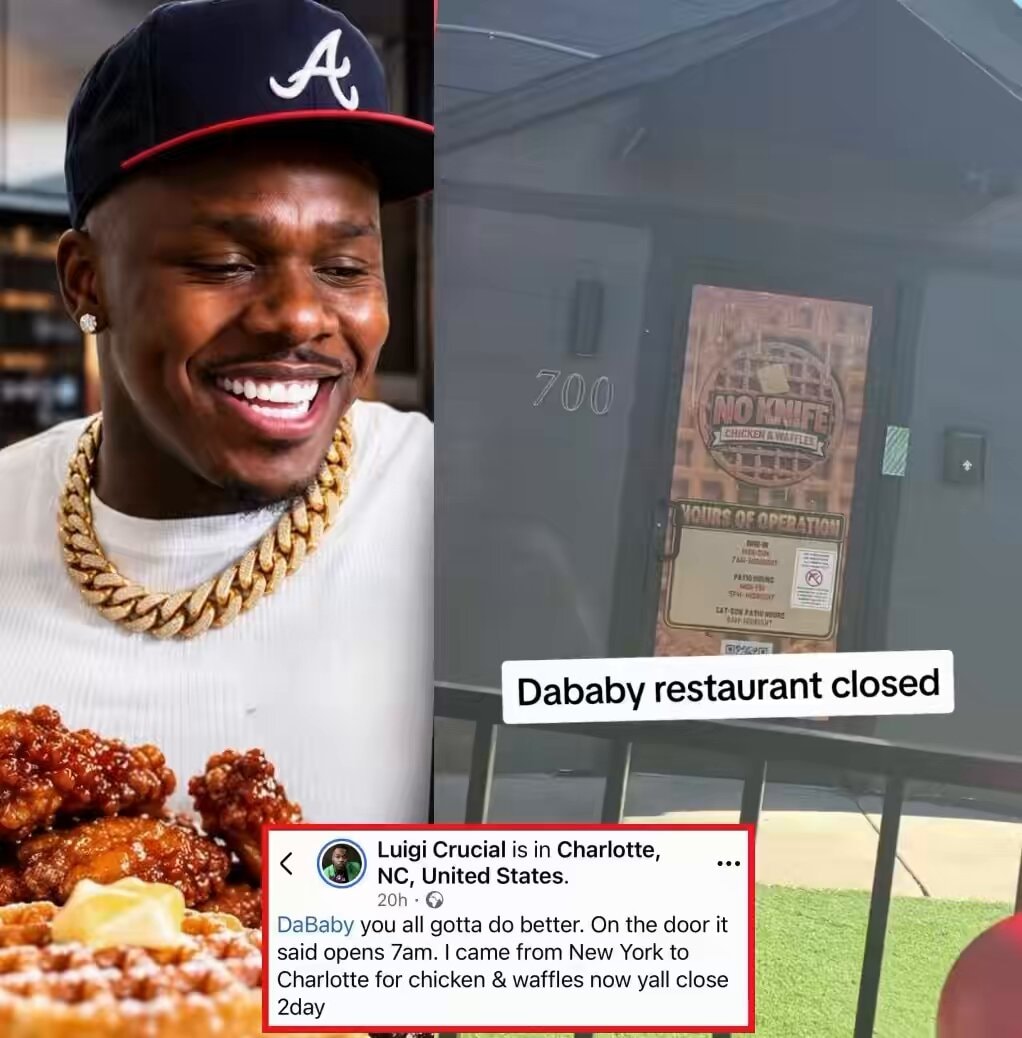 Dababy restaurant closed Luigi Crucial