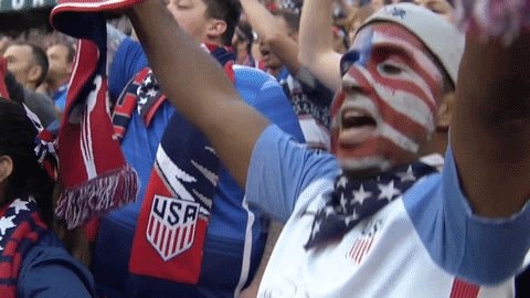 USA fans celebrate record viewership
