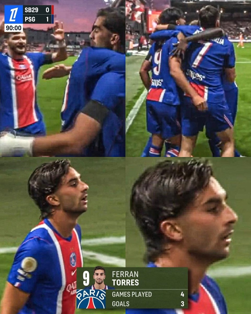 Ferran Torres PSG goals record