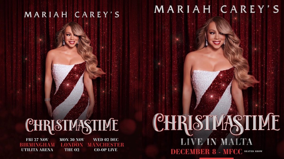 Mariah Carey Christmas tour UK Malta