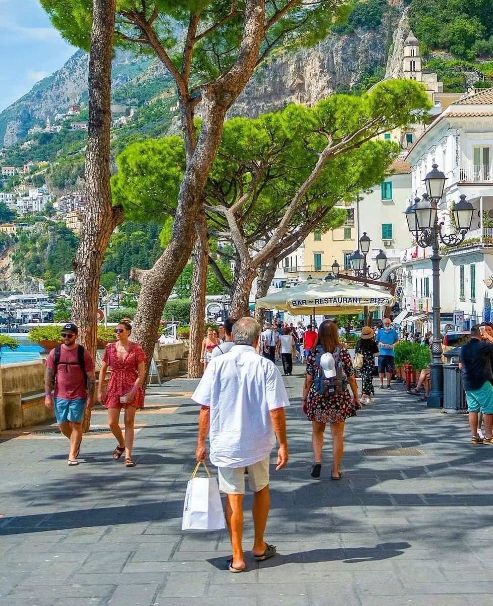 Amalfi Italy street scene