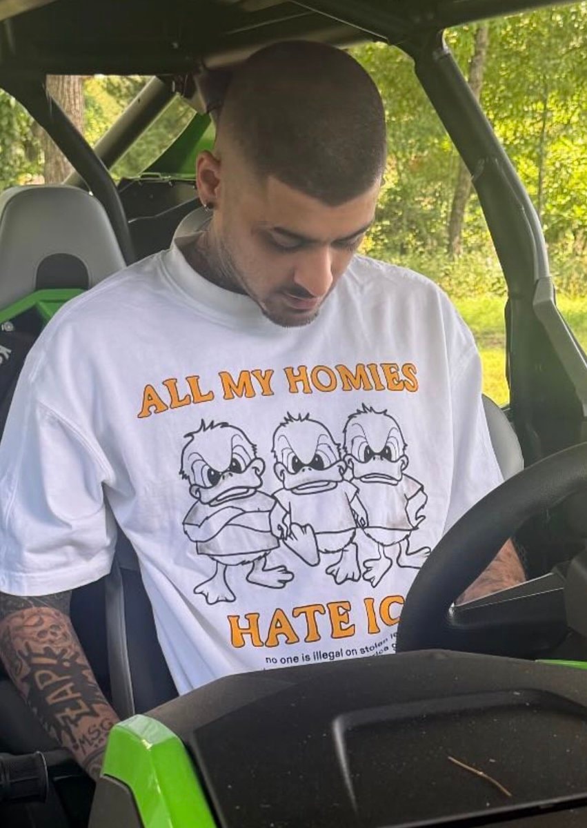 Zayn ALL MY HOMIES HATE ICE shirt