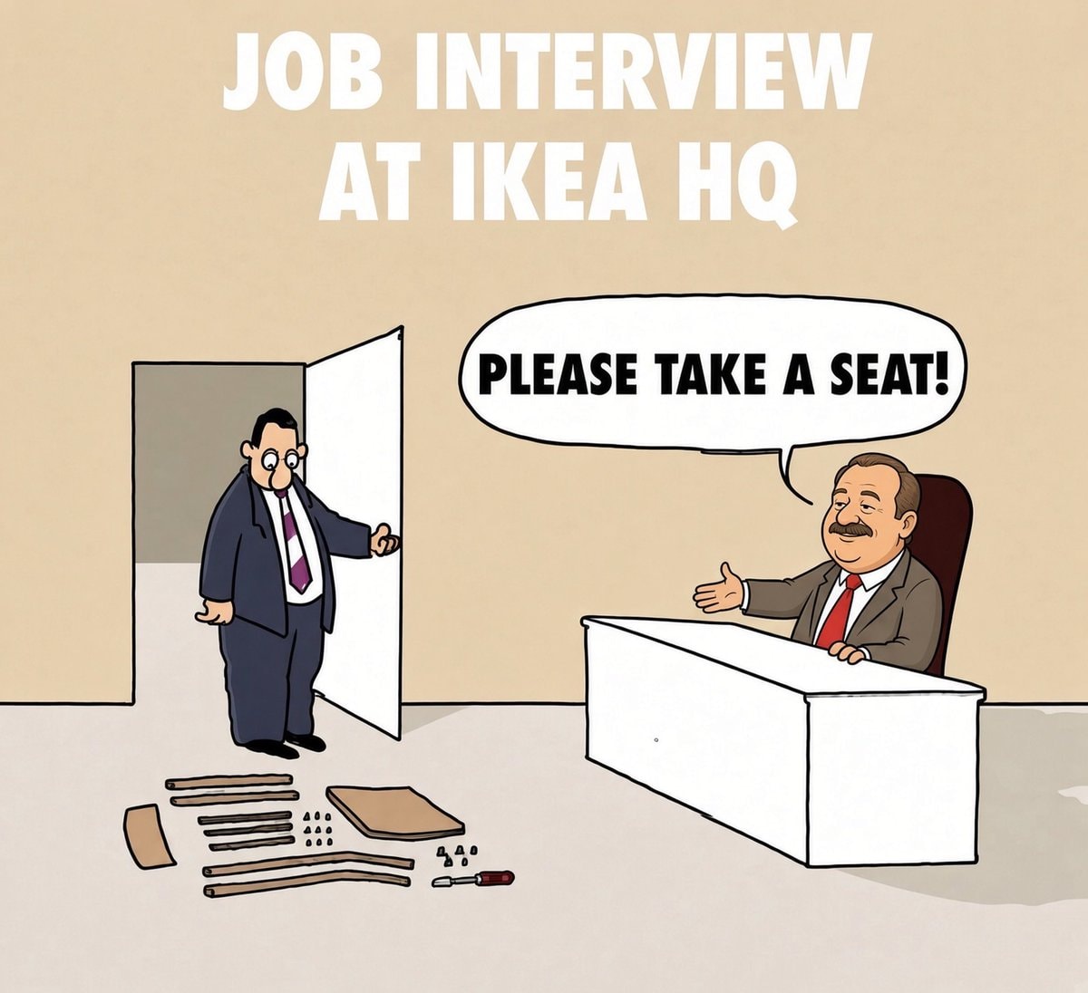 IKEA HQ job interview joke