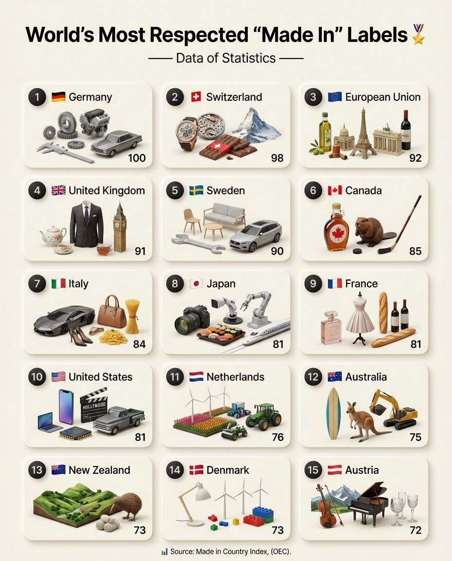 World's Most Respected Made In Labels