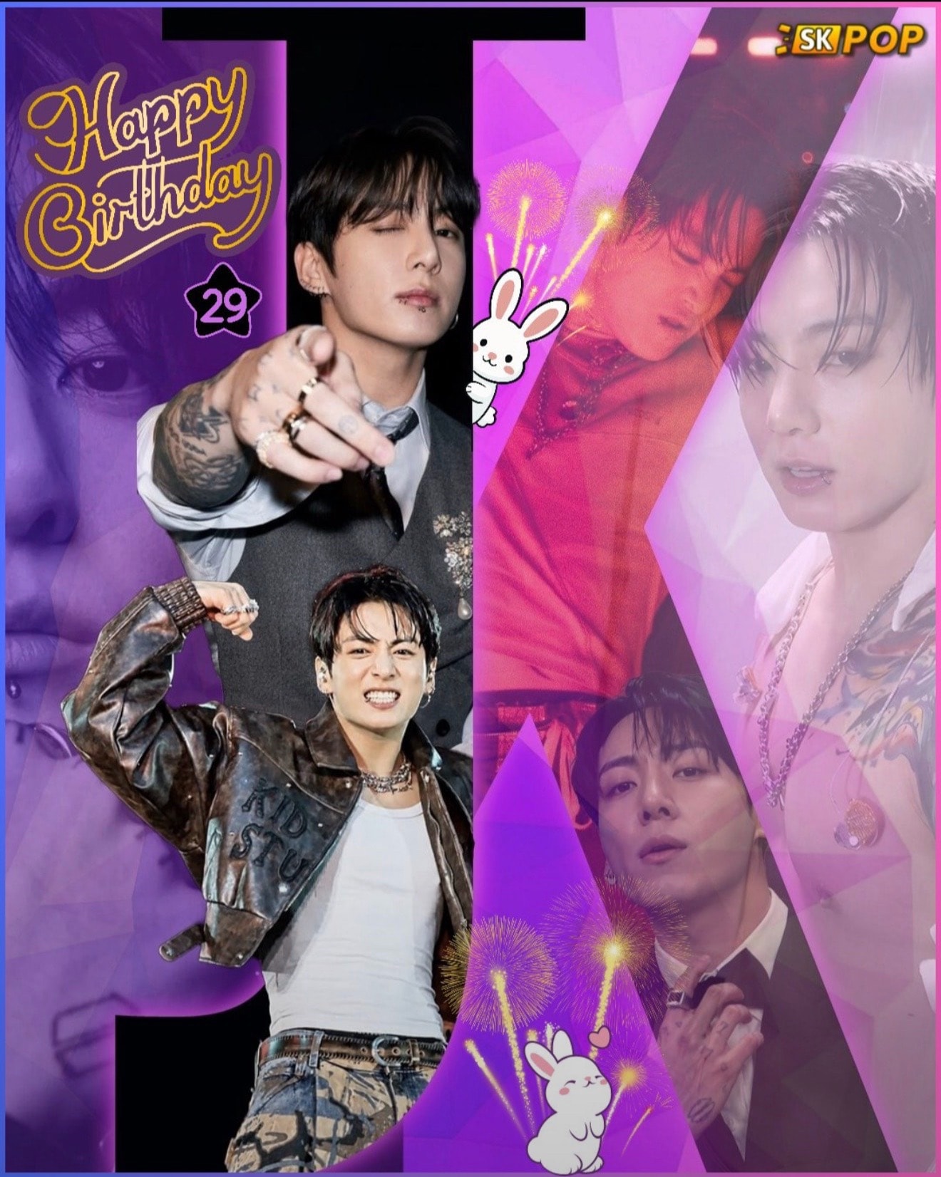 Jungkook BTS 29th birthday SK Pop wish