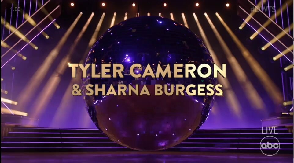 Tyler Cameron & Sharna Burgess Girls dance