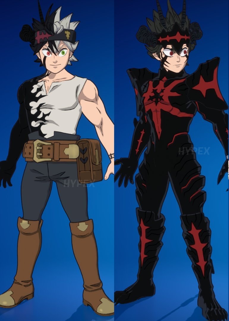 BLACK CLOPER Fortnite skins Asta Noelle Yuno BLACK CLOPER Fortnite skins Asta Noelle Yuno
