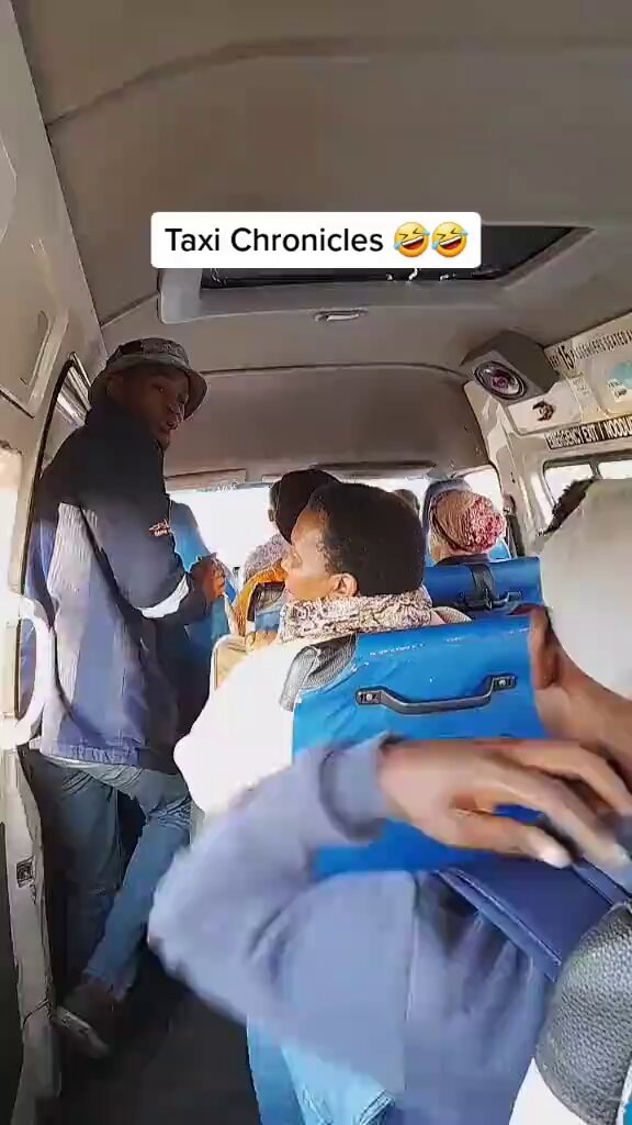 Taxi interior reaction