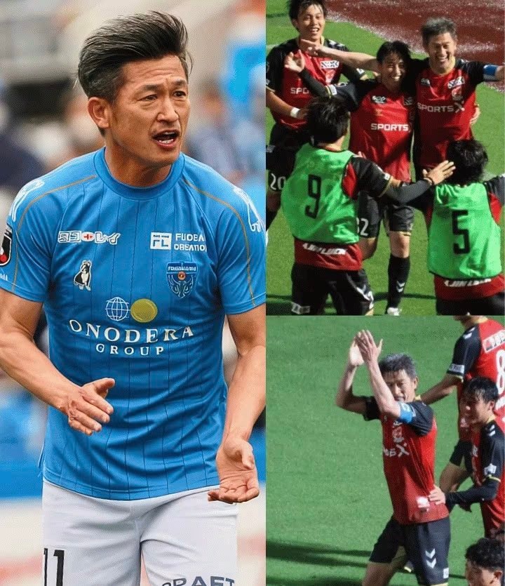 King Kazu Miura oldest goal scorer