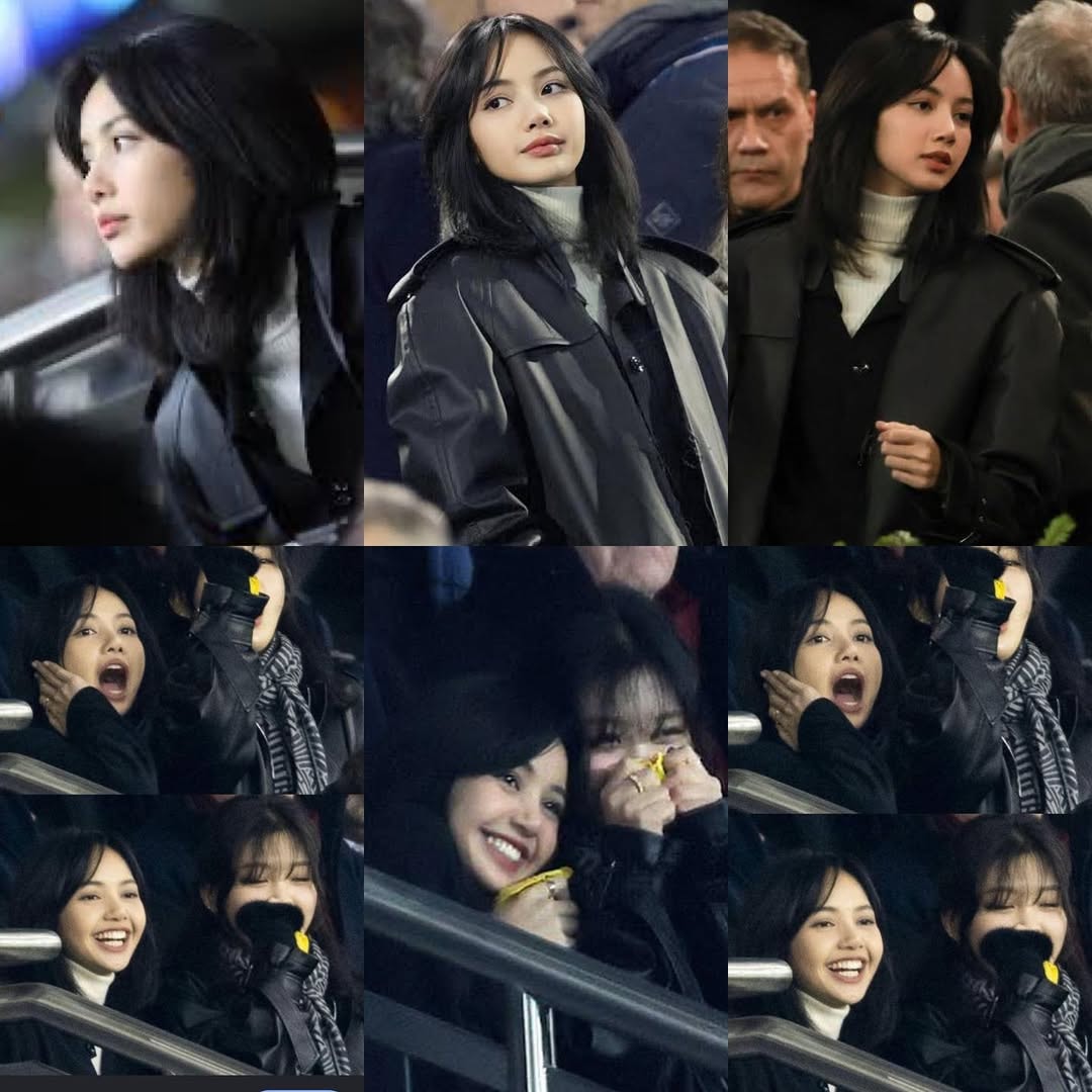 Lee Kang In Park Sang Hyo LISA PSG match (photo 4 of 4)