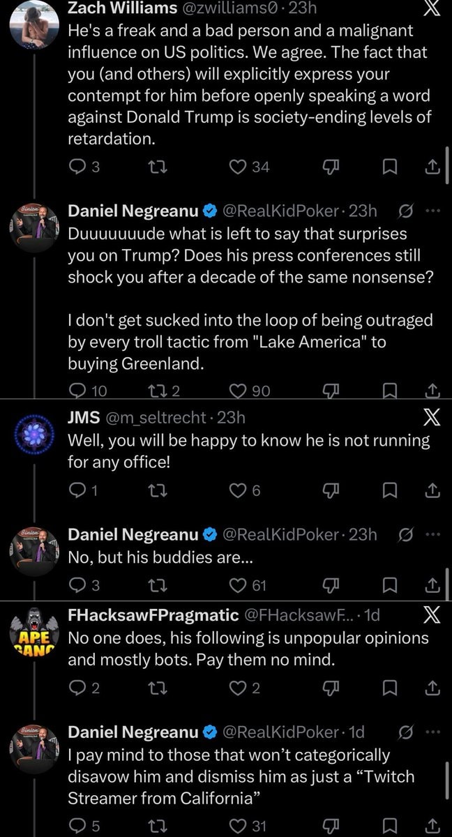 Daniel Negreanu on Asmongold and Twitch Streamers (photo 3 of 3) Daniel Negreanu on Asmongold and Twitch Streamers (photo 3 of 3)