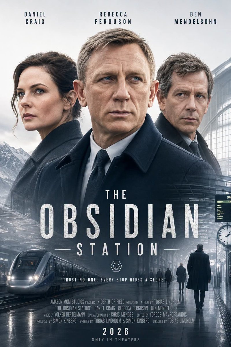 The Obsidian Station Daniel Craig Rebecca Ferguson Ben Mendelsohn