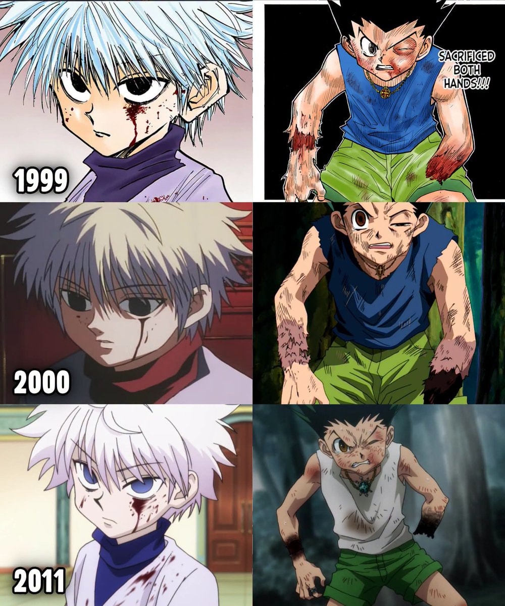 Killua vs Gon comparison
