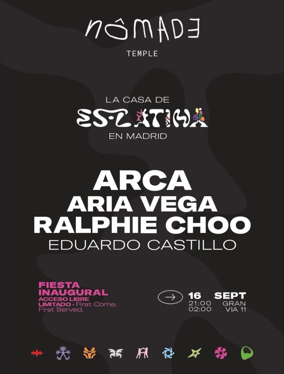 Nômade Temple Madrid ES LATINA event schedule (photo 3 of 3) Nômade Temple Madrid ES LATINA event schedule (photo 3 of 3)
