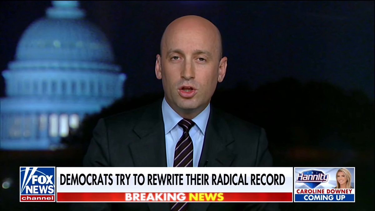Stephen Miller urges voting against Freaks Communists