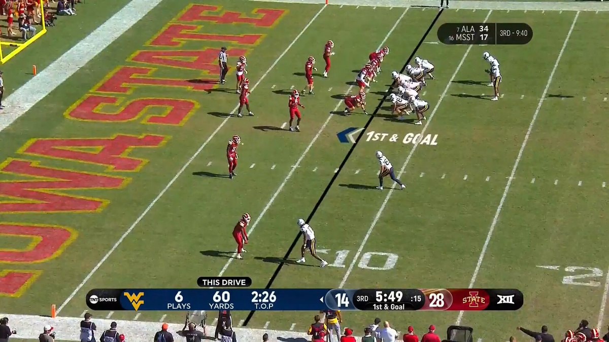 Michael Hawkins Jr. second rushing touchdown
