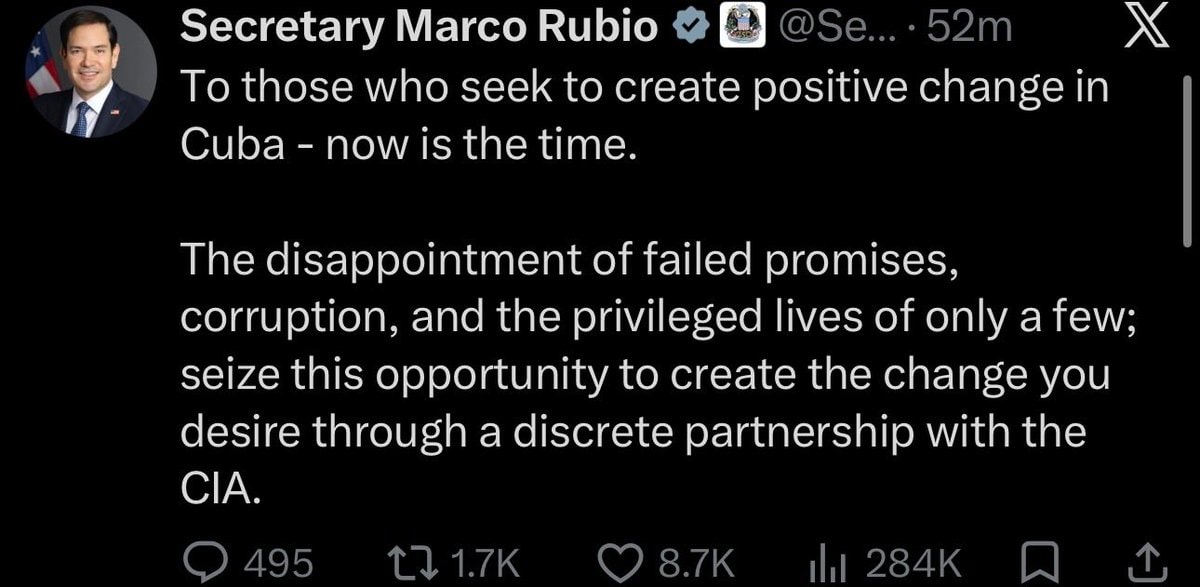 Marco Rubio on Cuba change
