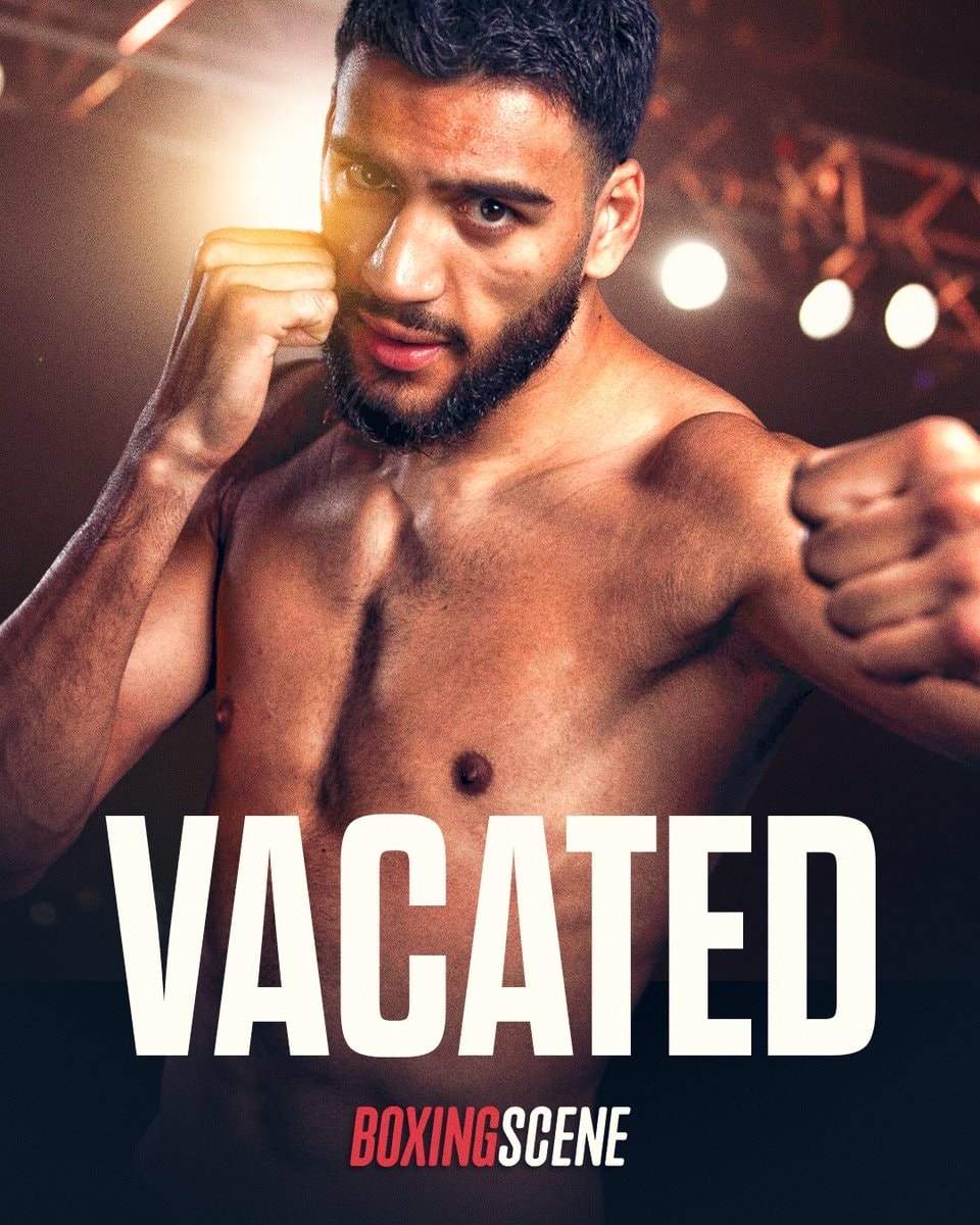 Hamzah Sheeraz vacates WBO super middleweight title Hamzah Sheeraz vacates WBO super middleweight title