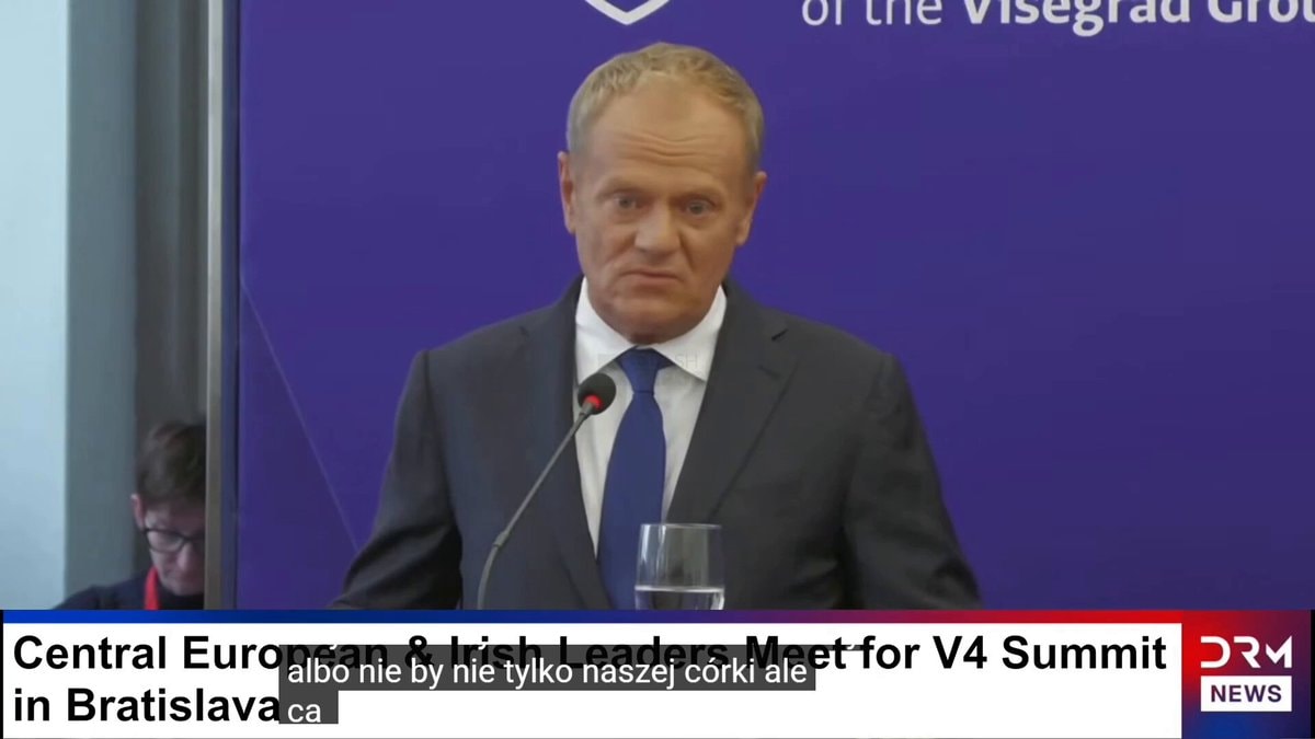 Donald Tusk V4 Summit Bratislava