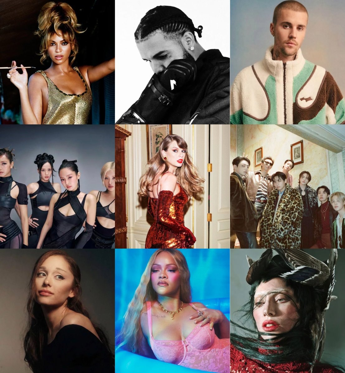 surprise release artist collage