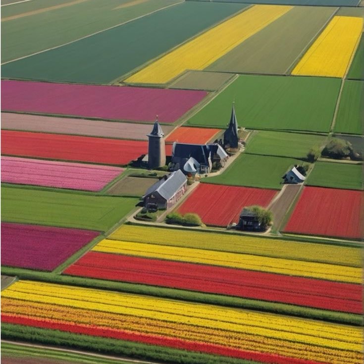 Netherlands tulip fields (photo 3 of 4) Netherlands tulip fields (photo 3 of 4)