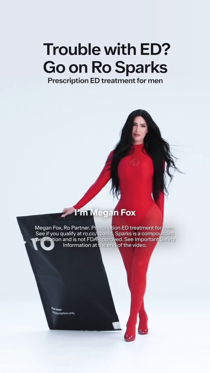 Megan Fox ED medication ad