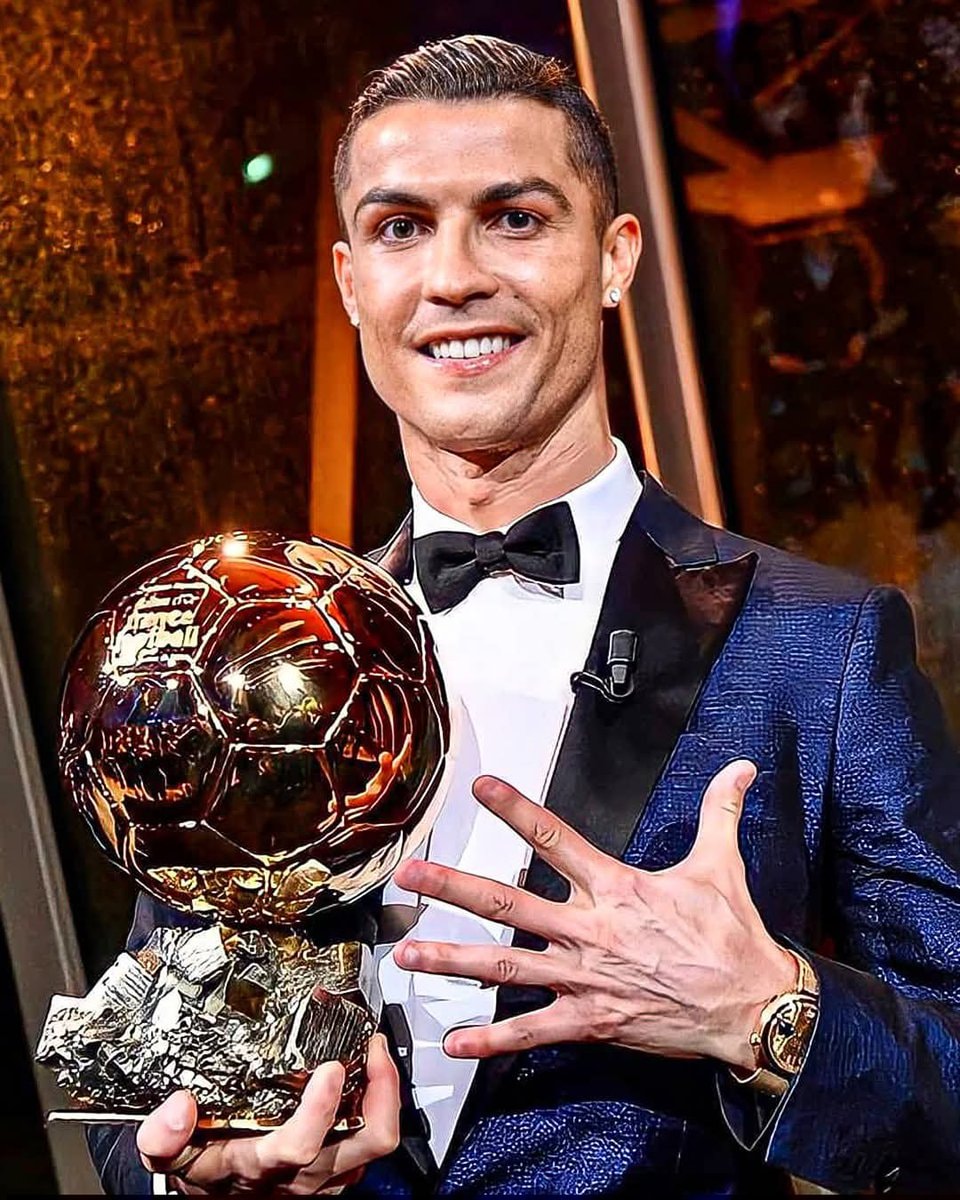 Cristiano Ronaldo five Ballon Dors