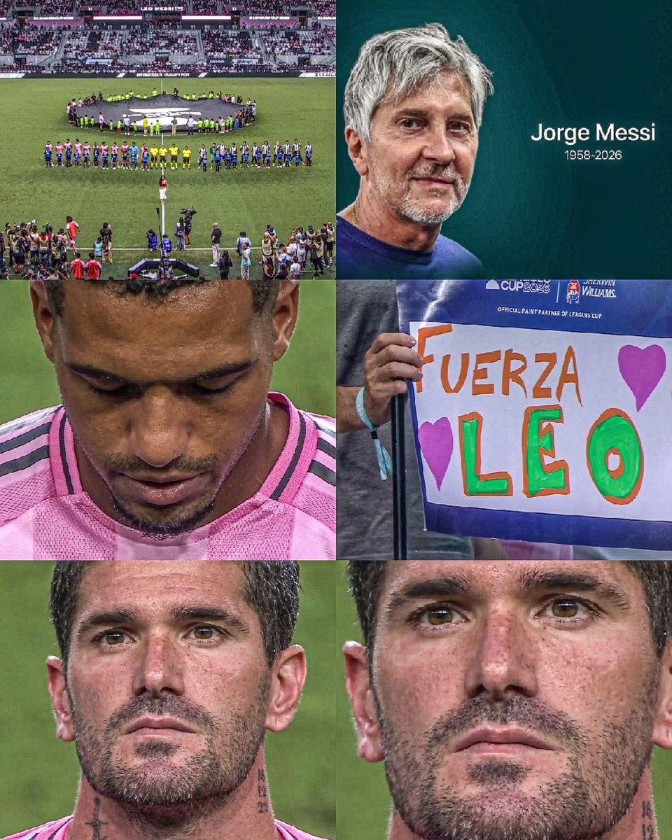 Jorge Messi tribute Inter Miami Monterrey Jorge Messi tribute Inter Miami Monterrey