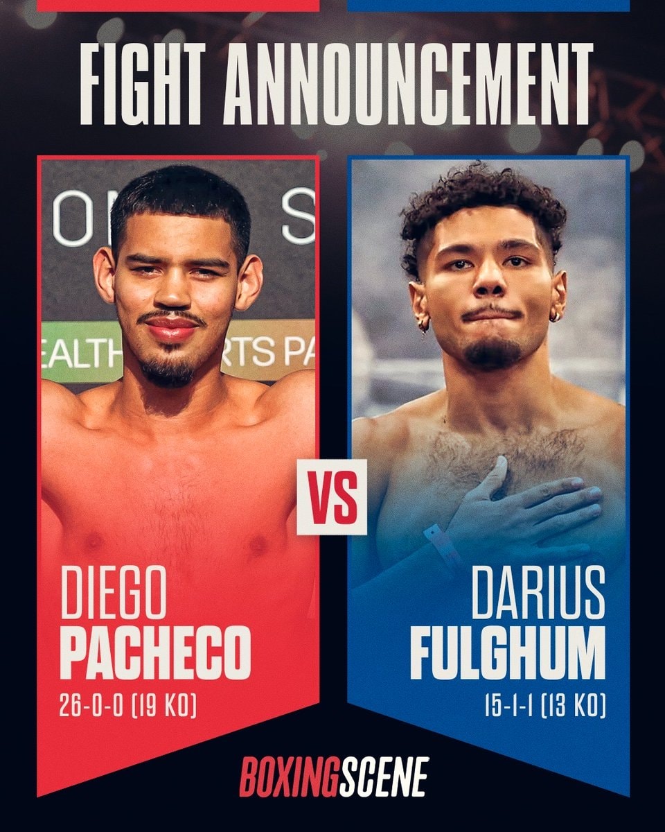 Diego Pacheco vs Darius Fulghum