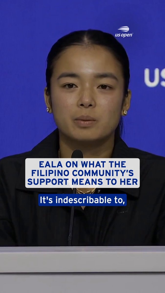 Alex Eala on US Open support