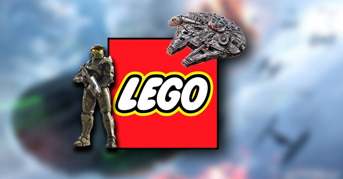 LEGO Millennium Falcon Halo ship build